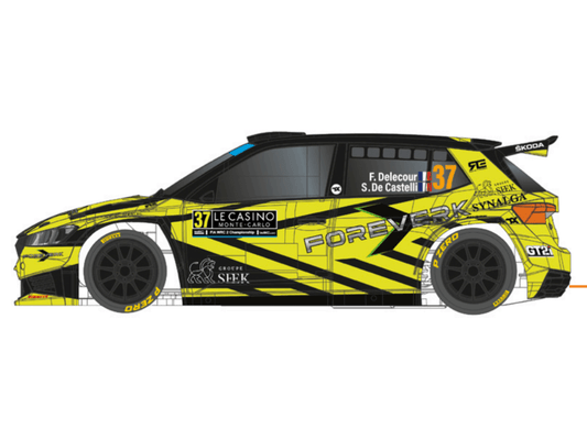 Scaleauto | Škoda Fabia RS Rally2 | 37 ForeverK - WRC 2023 | R 4WD Series | SC - 6446R