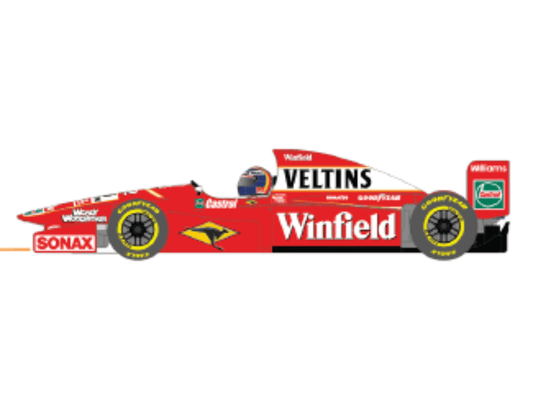 Scaleauto | Williams FW20 | 2 Heinz - Harald Frentzen - Formula 1 1998 | Formula 90/97 Series | SC - 6448