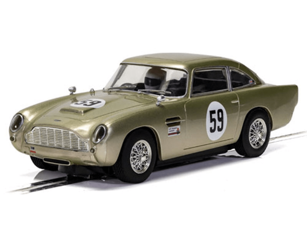 Scalextric - Aston Martin DB5 - #59 White Gold - AMOC Brands Hatch 2019 - C4166