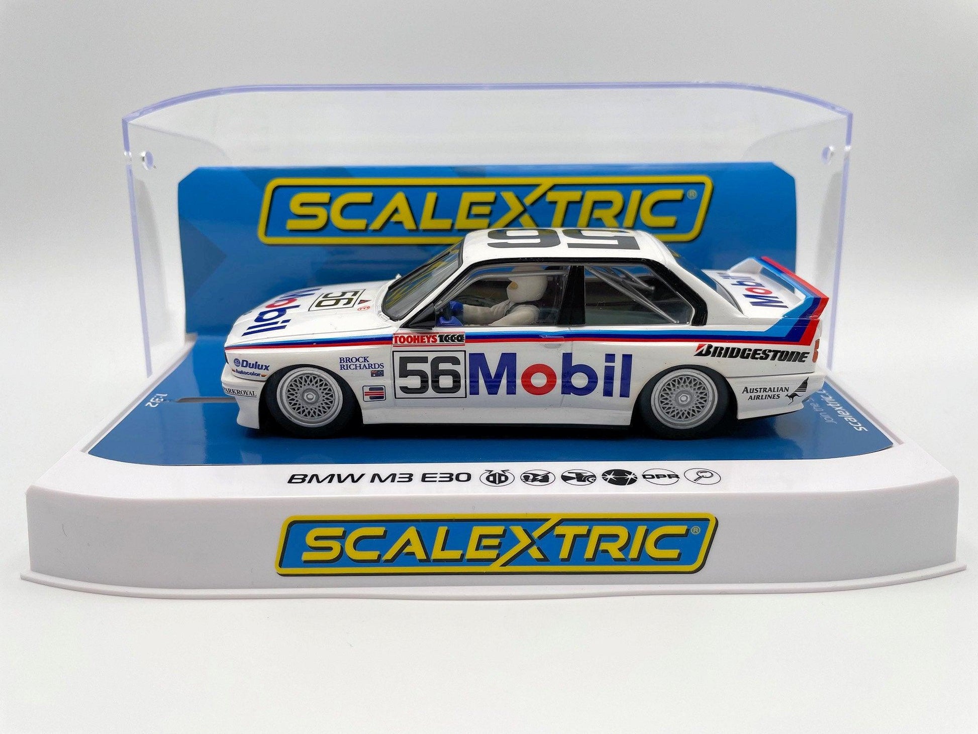 Scalextric - BMW M3 E30 - #56 Mobil - Bathurst 1000 1988 - C3929