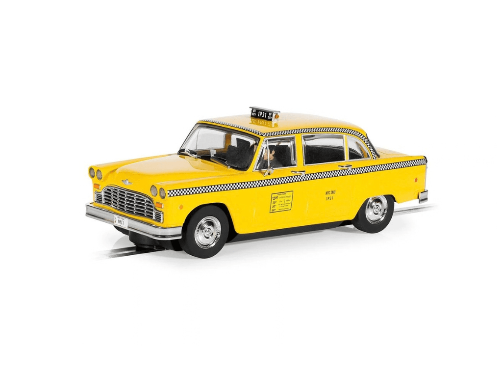 Scalextric | Checker Taxicab (1977) | New York City Taxicab | C4432 | 1/32 Scale Slot Car