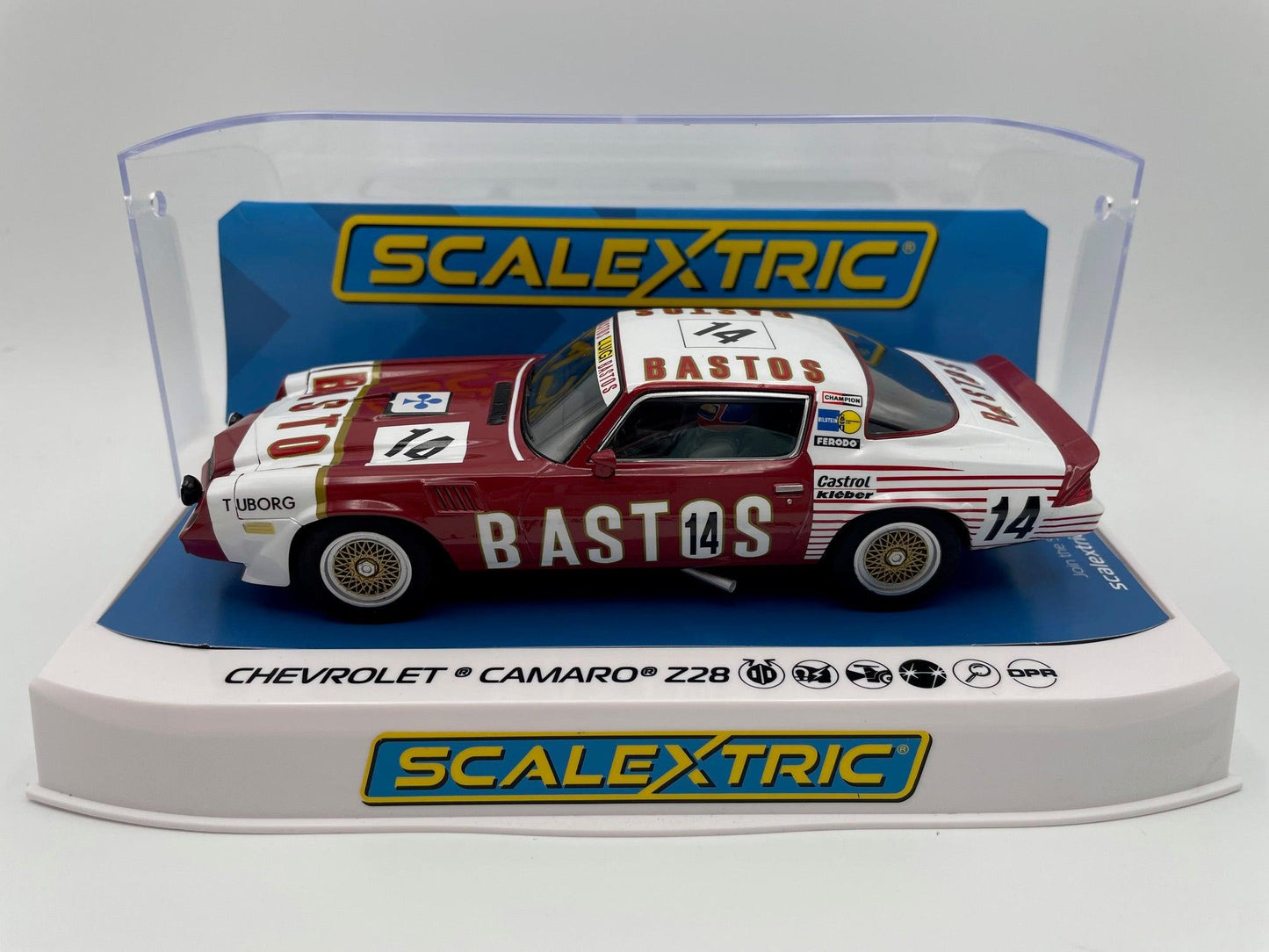 Scalextric - Chevrolet Camaro Z28 - #14 Bastos - Spa 1980 - C4235