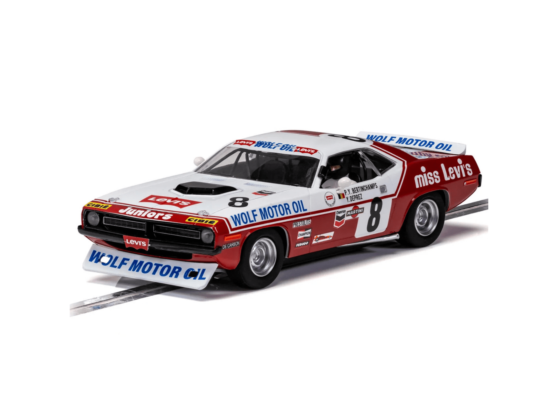 Scalextric | Chrysler Hemicuda | 8 Miss Levis - Spa 1973 | C4247