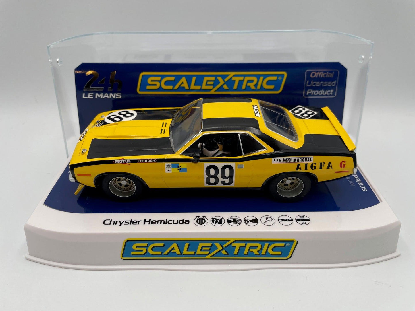 Scalextric - Chrysler (Plymouth) Hemicuda - #89 Motul - Le Mans 1975 - C4345