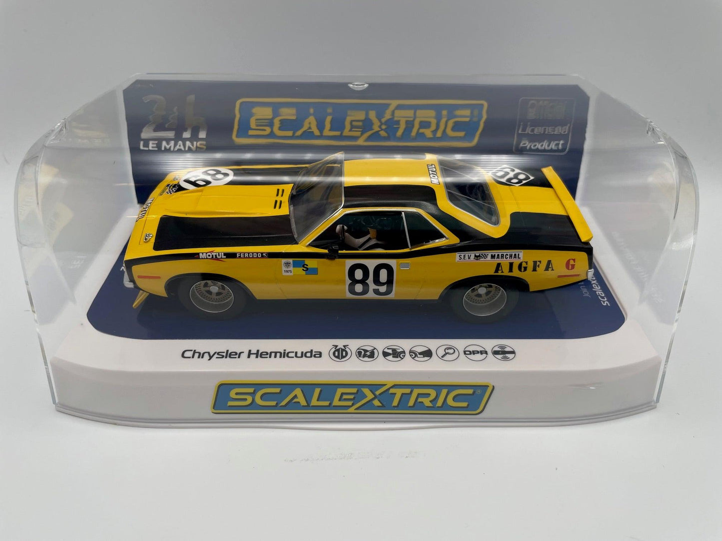 Scalextric - Chrysler (Plymouth) Hemicuda - #89 Motul - Le Mans 1975 - C4345