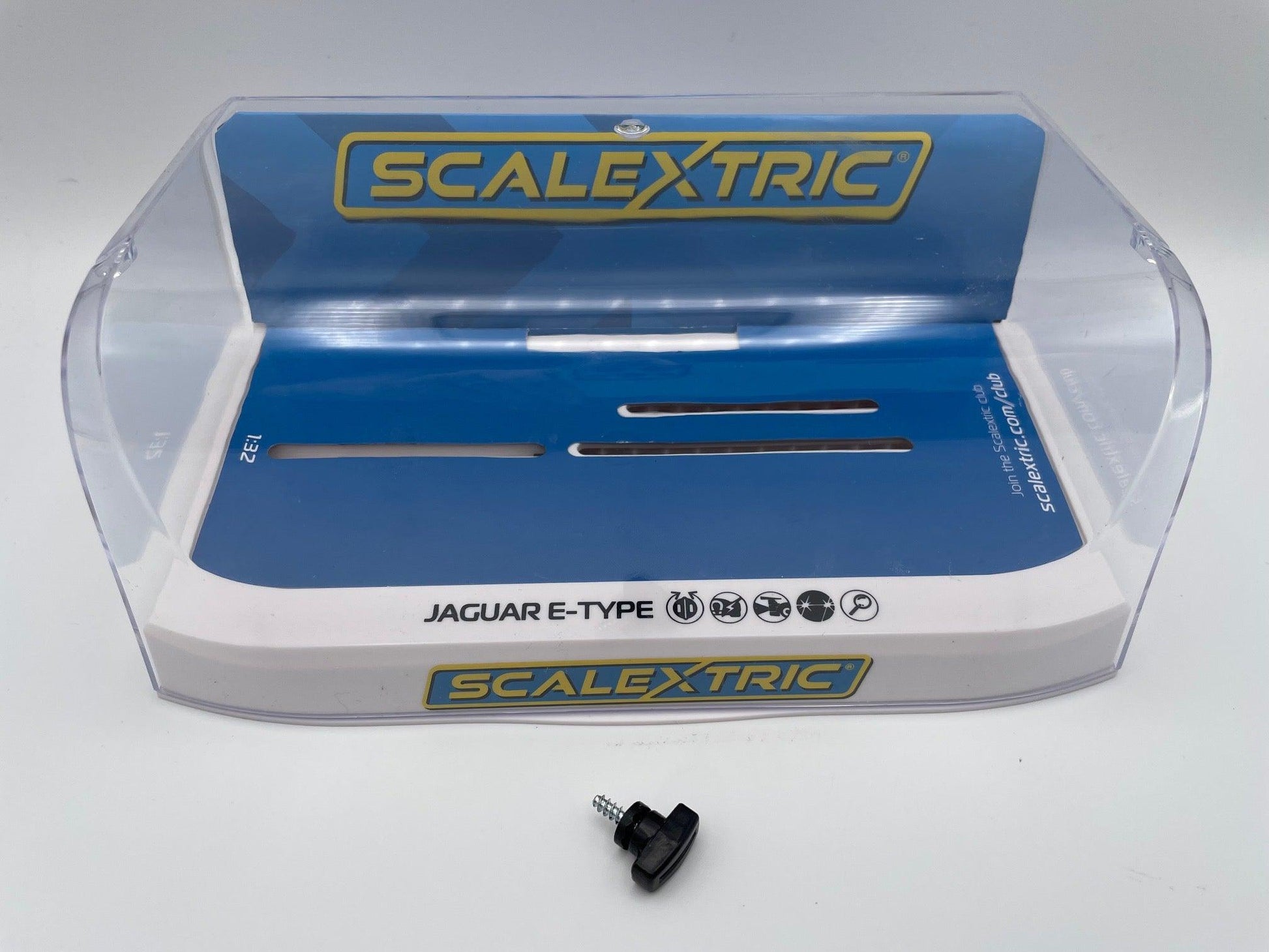 Scalextric - Display Box with White Base - Very Good Condition - ASSORTED