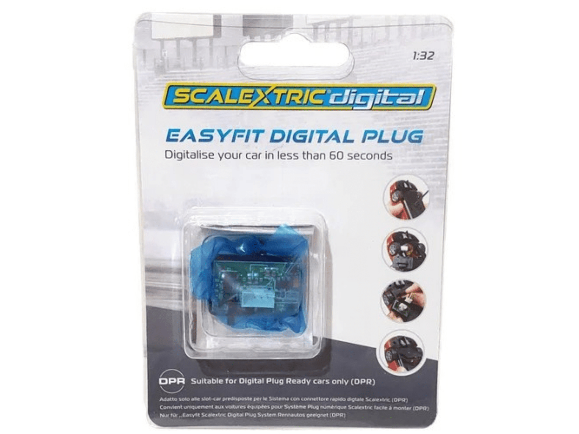 Scalextric | EasyFit Digital Plug | SSD Chip Upgrade for DPR Compatible Cars | C8515