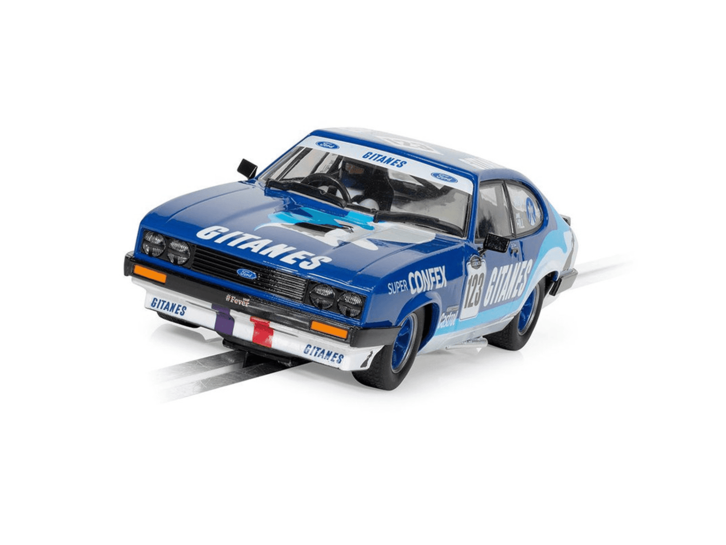 Scalextric | Ford Capri III 3.0 S | 123 Gitanes - Goodwood 2021 | C4402