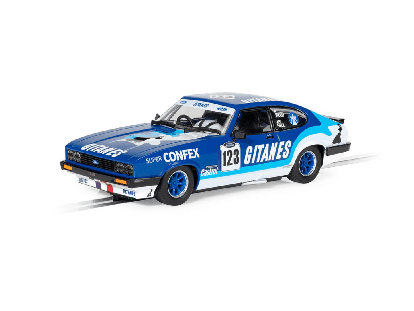 Scalextric | Ford Capri III 3.0 S | 123 Gitanes - Goodwood 2021 | C4402