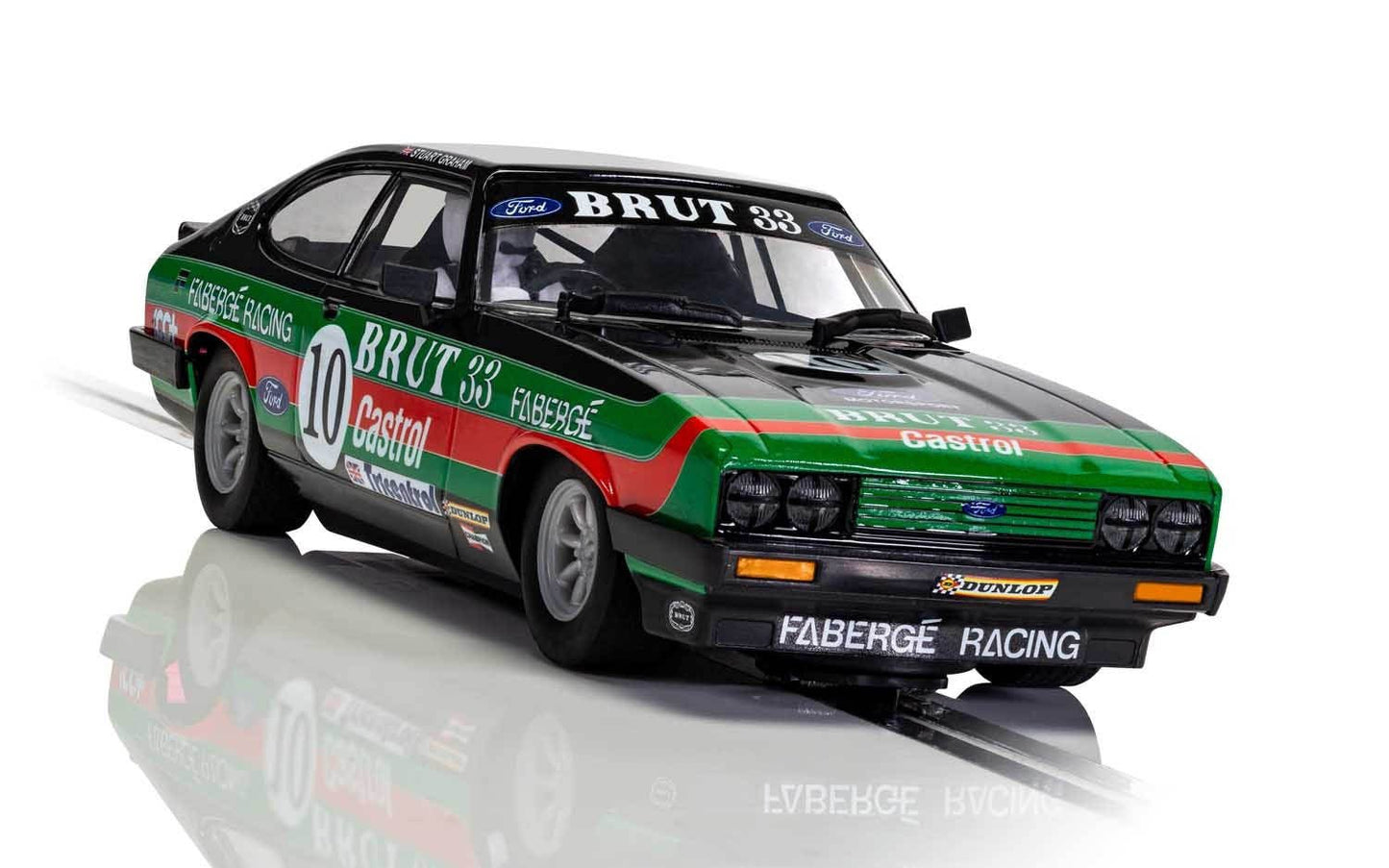 Scalextric | Ford Capri Mk III 3.0 S | 10 Brut 33 - BSCC 1979 | C4101