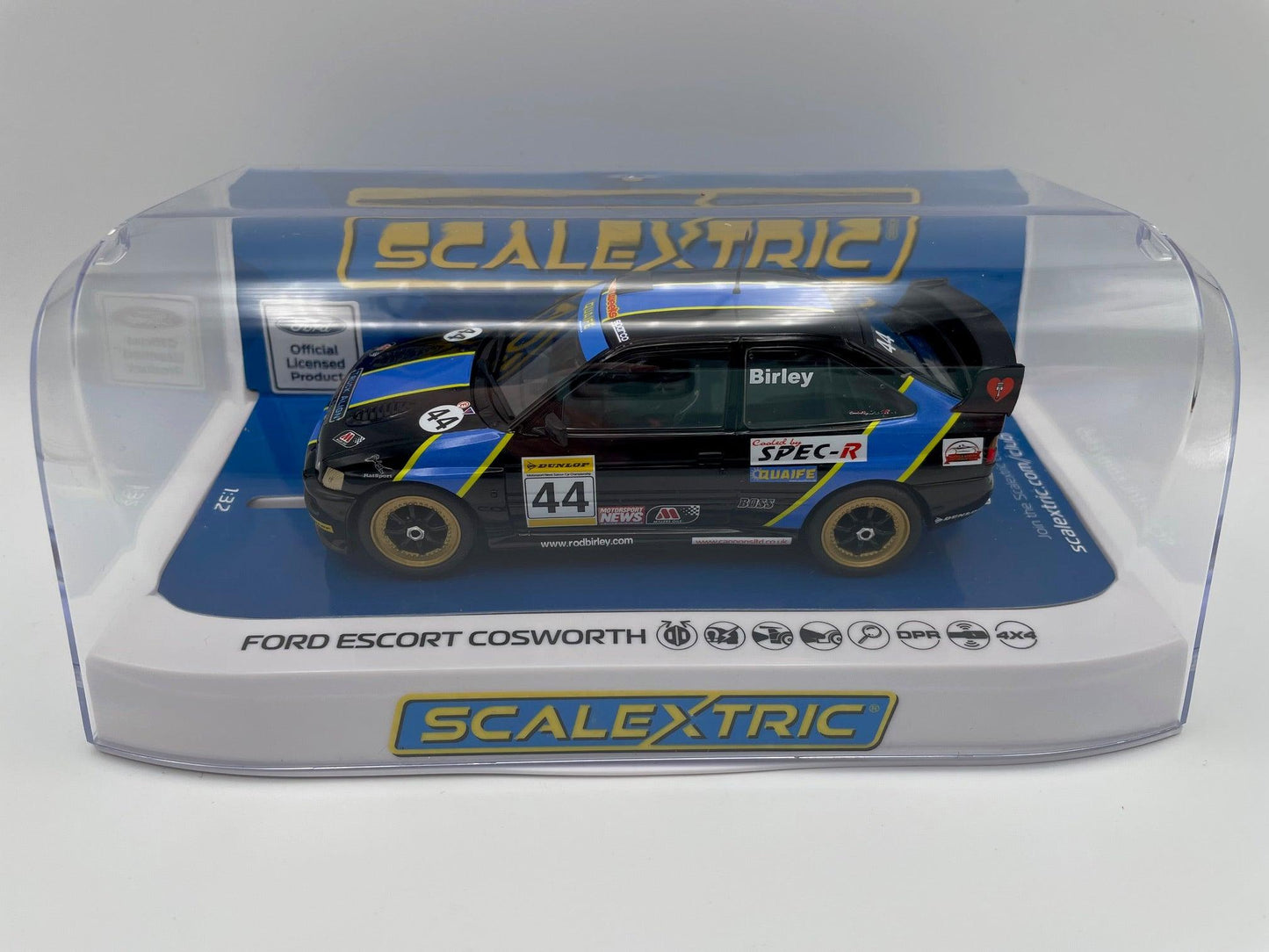 Scalextric - Ford Escort Cosworth WRC - #44 R. Birley - 4WD - C4427