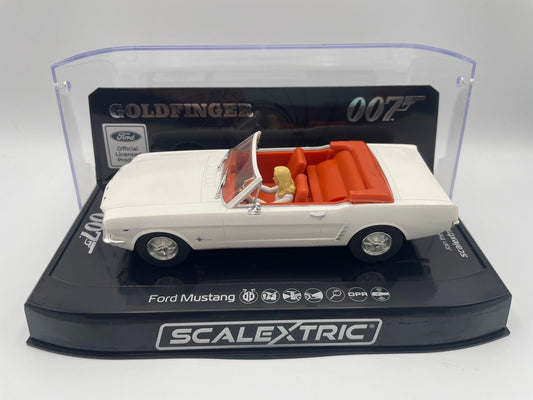 Scalextric - Ford Mustang Convertible - Goldfinger (1964) - James Bond 007 - C4404