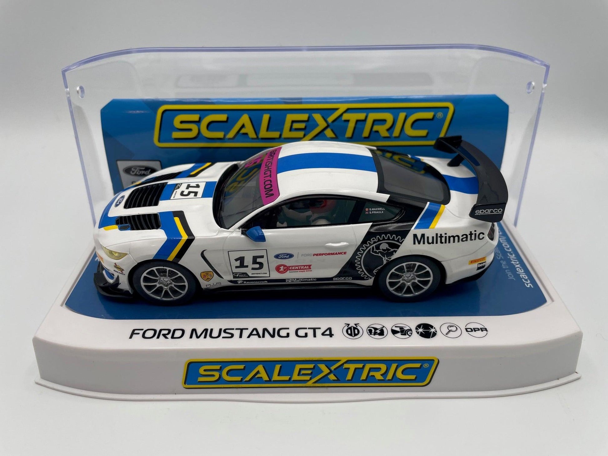 Scalextric - Ford Mustang GT4 - #15 Multimatic - British GT 2019 - C4173