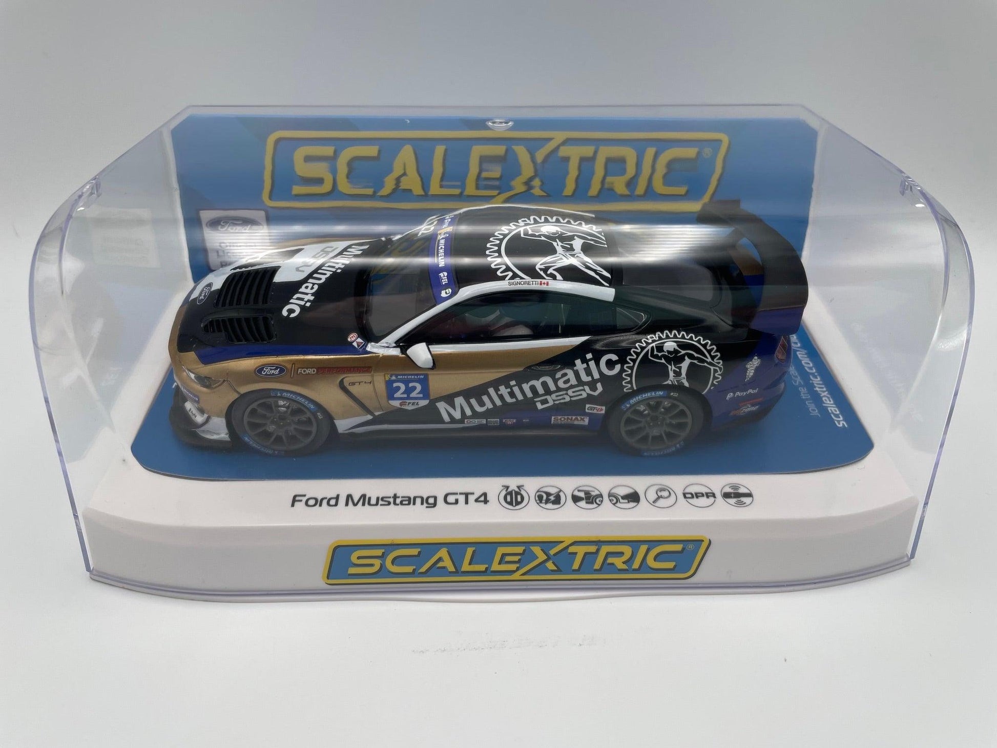 Scalextric - Ford Mustang GT4 - #22 Multimatic - Canadian GT 2021 - C4403