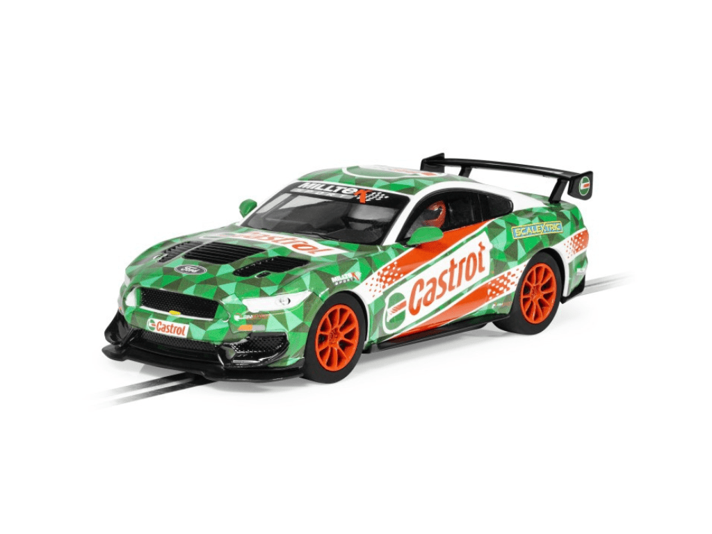 Scalextric | Ford Mustang GT4 | Castrol Drift Car | C4327