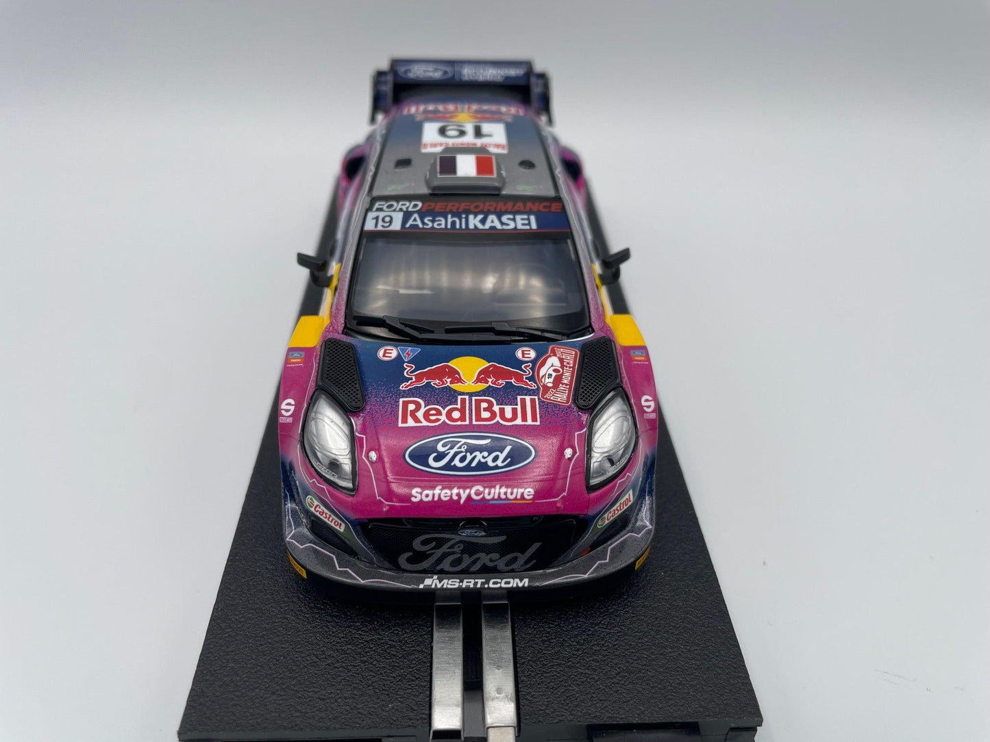 Scalextric - Ford Puma - #19 Red Bull - WRC 2022 - 4WD - C4448 Unboxed