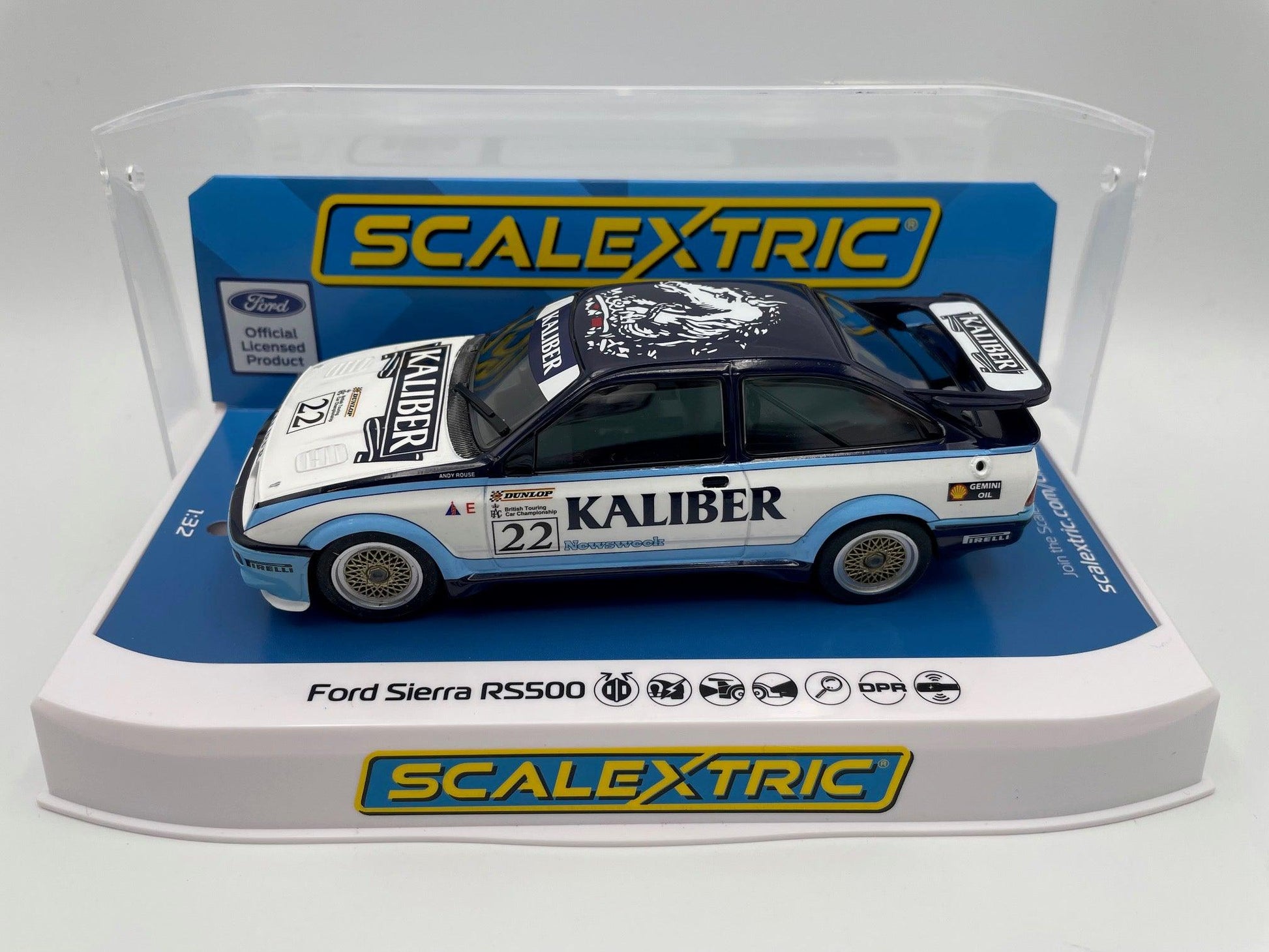 Scalextric - Ford Sierra Cosworth RS500 - #22 Kaliber - BTCC 1988 - C4343