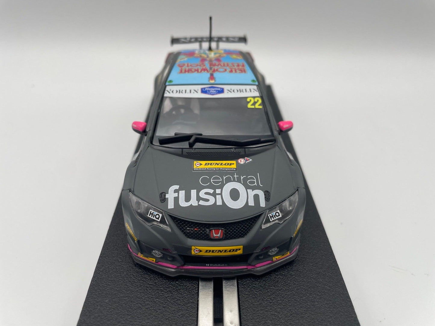 Scalextric - Honda Civic Type R - #22 Central Fusion - BTCC 2018 - C4015