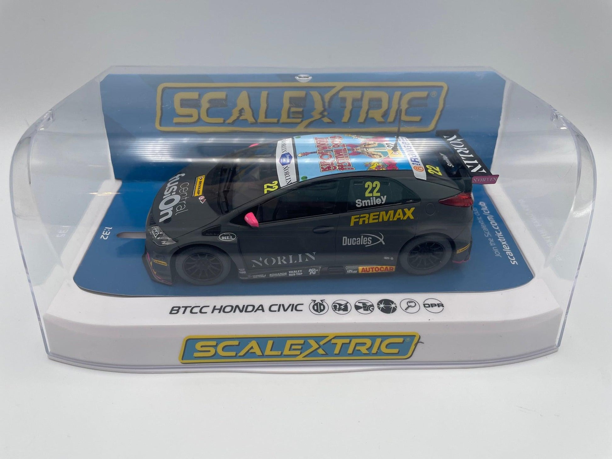 Scalextric - Honda Civic Type R - #22 Central Fusion - BTCC 2018 - C4015