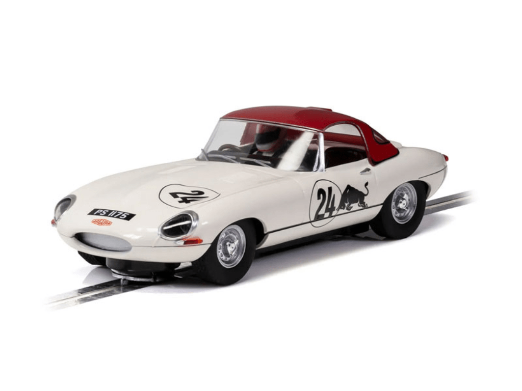 Scalextric - Jaguar E - Type - #24 Adrian Newey - Goodwood - C4232