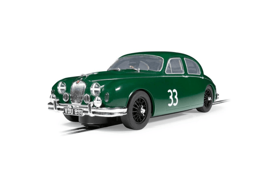 Scalextric | Jaguar Mark I 3.4L (1958) | 33 Mike Hawthorn | C4506 | 1/32 Scale Slot Car