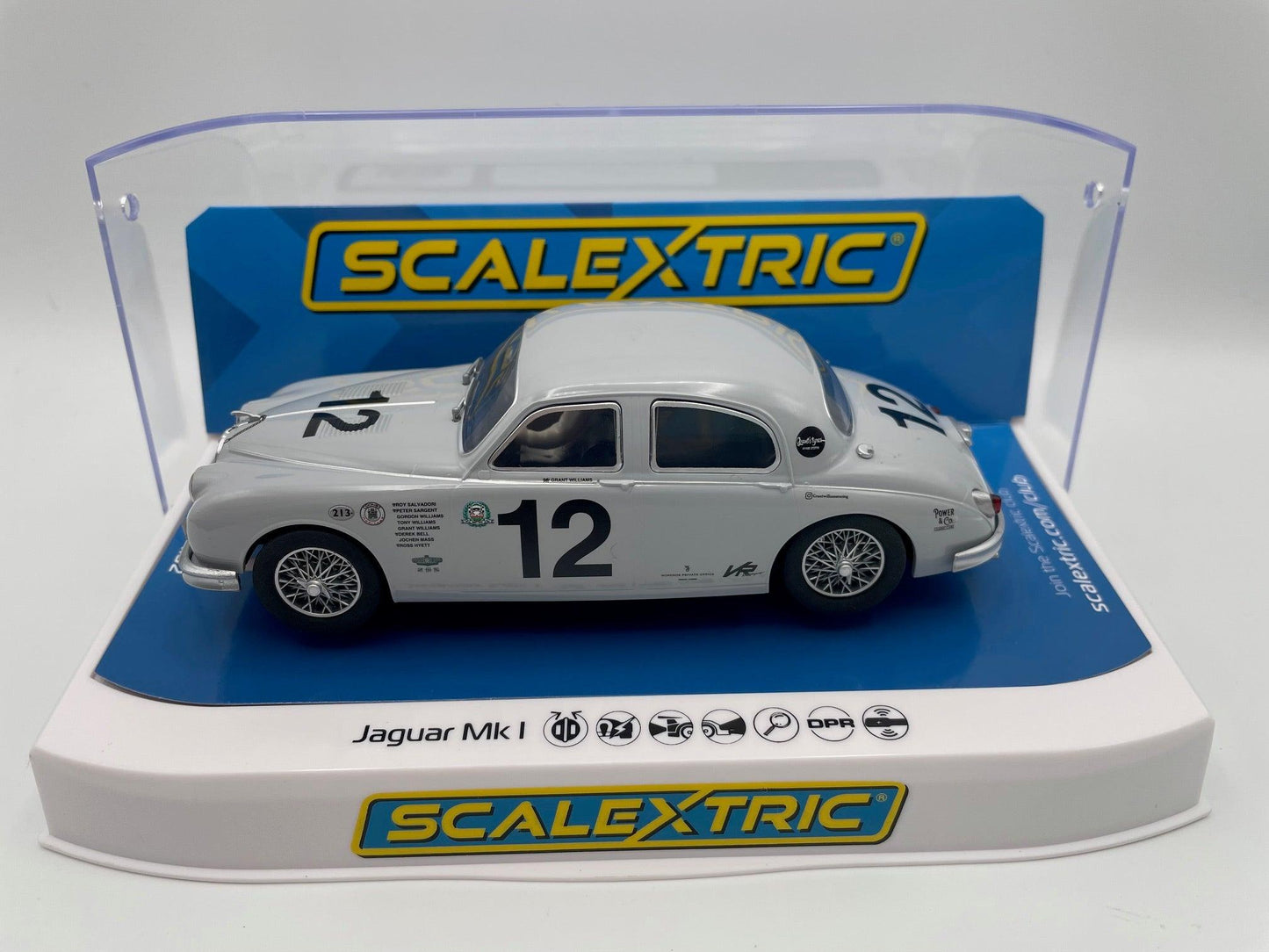 Scalextric - Jaguar Mk. I - #12 Grant Williams - Goodwood 2021 - C4419