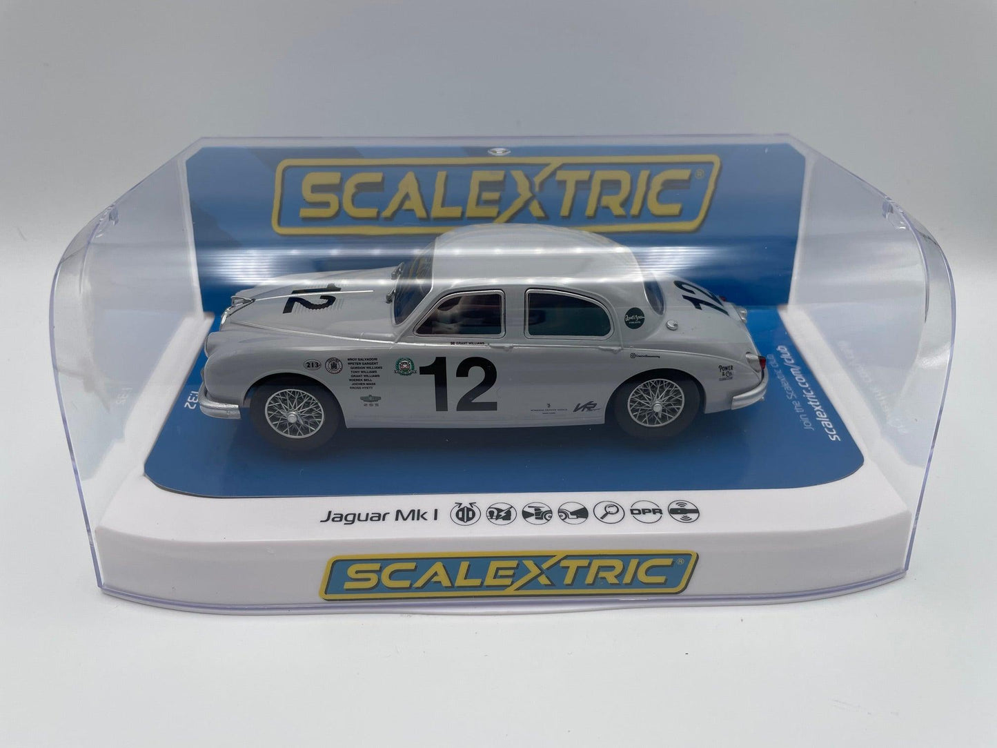 Scalextric - Jaguar Mk. I - #12 Grant Williams - Goodwood 2021 - C4419