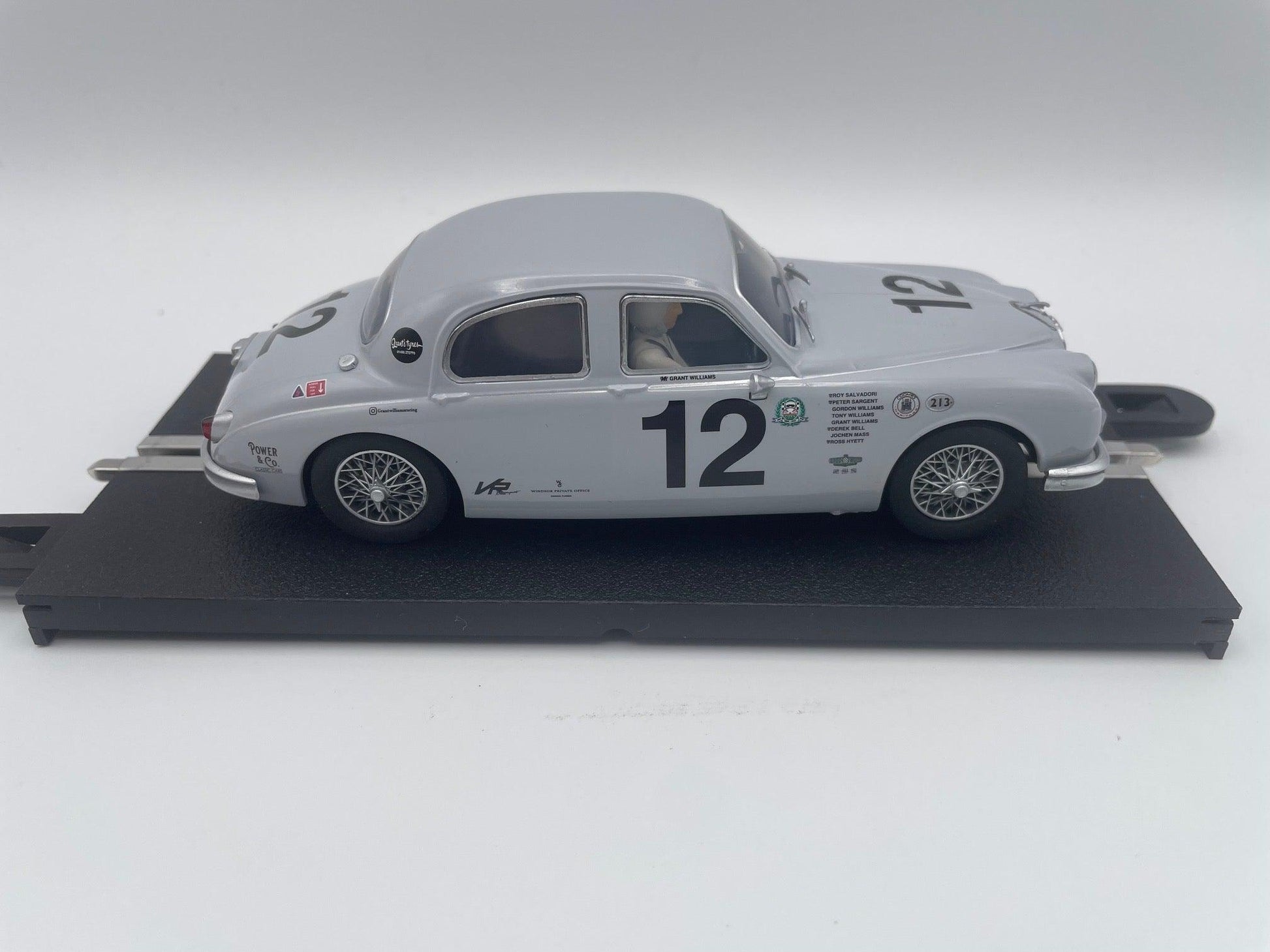 Scalextric - Jaguar Mk. I - #12 Grant Williams - Goodwood 2021 - C4419 Unboxed