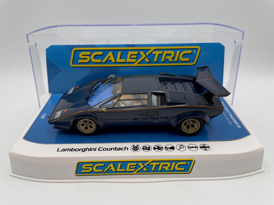 Scalextric - Lamborghini Countach - Blue & Gold - C4411