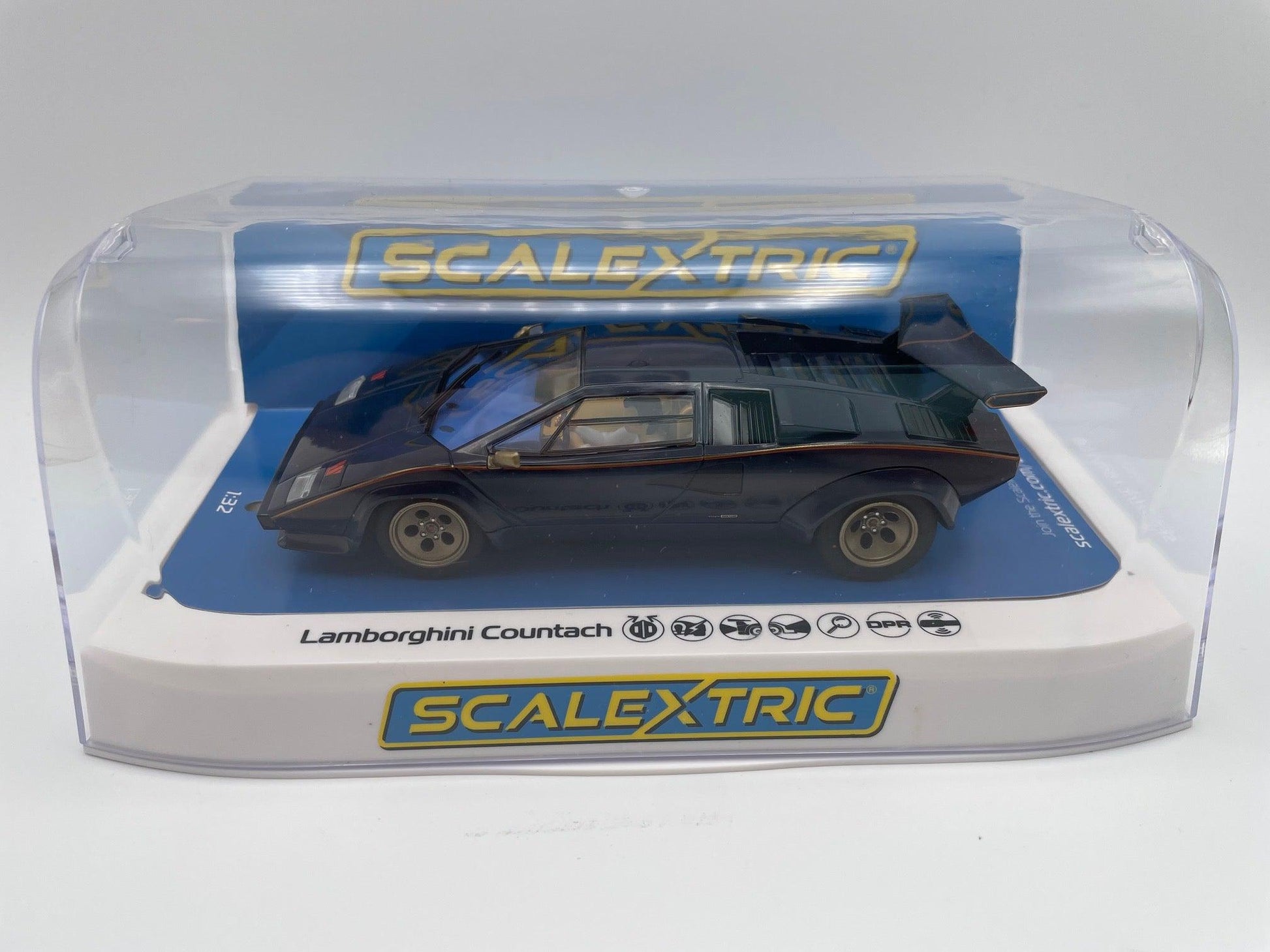 Scalextric - Lamborghini Countach - Blue & Gold - C4411