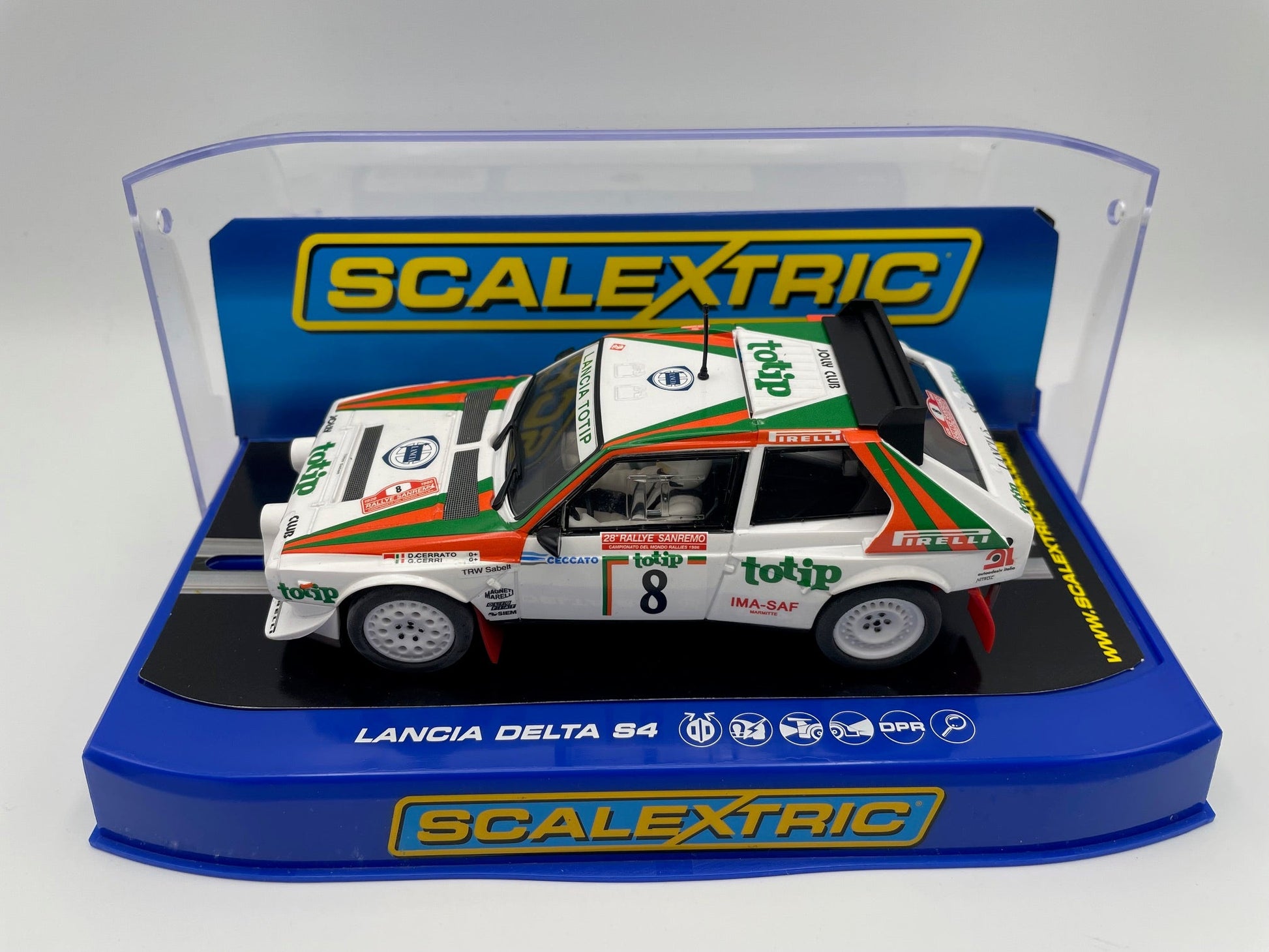 Scalextric - Lancia Delta S4 - #8 Totip - WRC 1986 - C3638