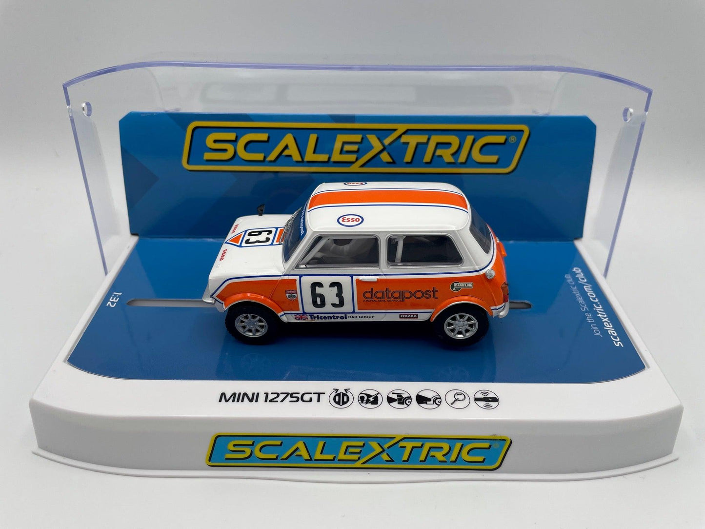 Scalextric - Mini 1275GT - #63 Datapost - BSCC 1979 - C4413