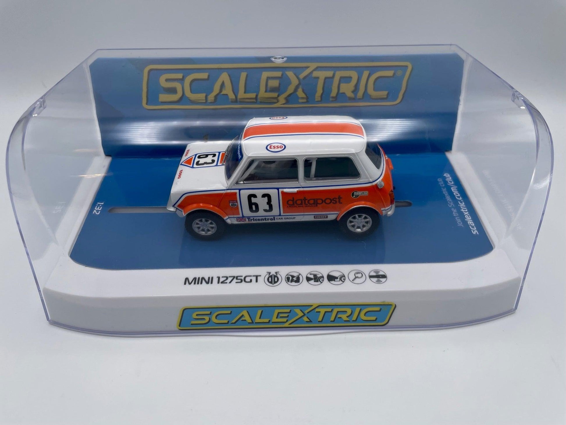 Scalextric - Mini 1275GT - #63 Datapost - BSCC 1979 - C4413