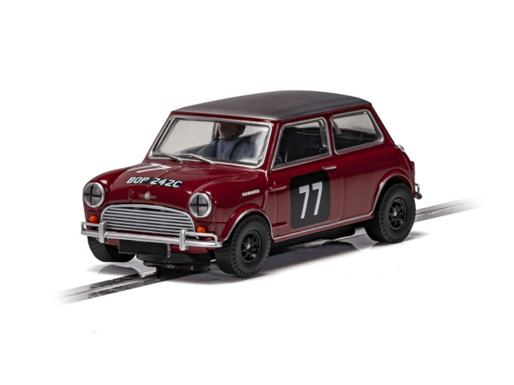 Scalextric - Morris Mini Cooper S - #77 Broadspeed - BSCC 1965 - C4238