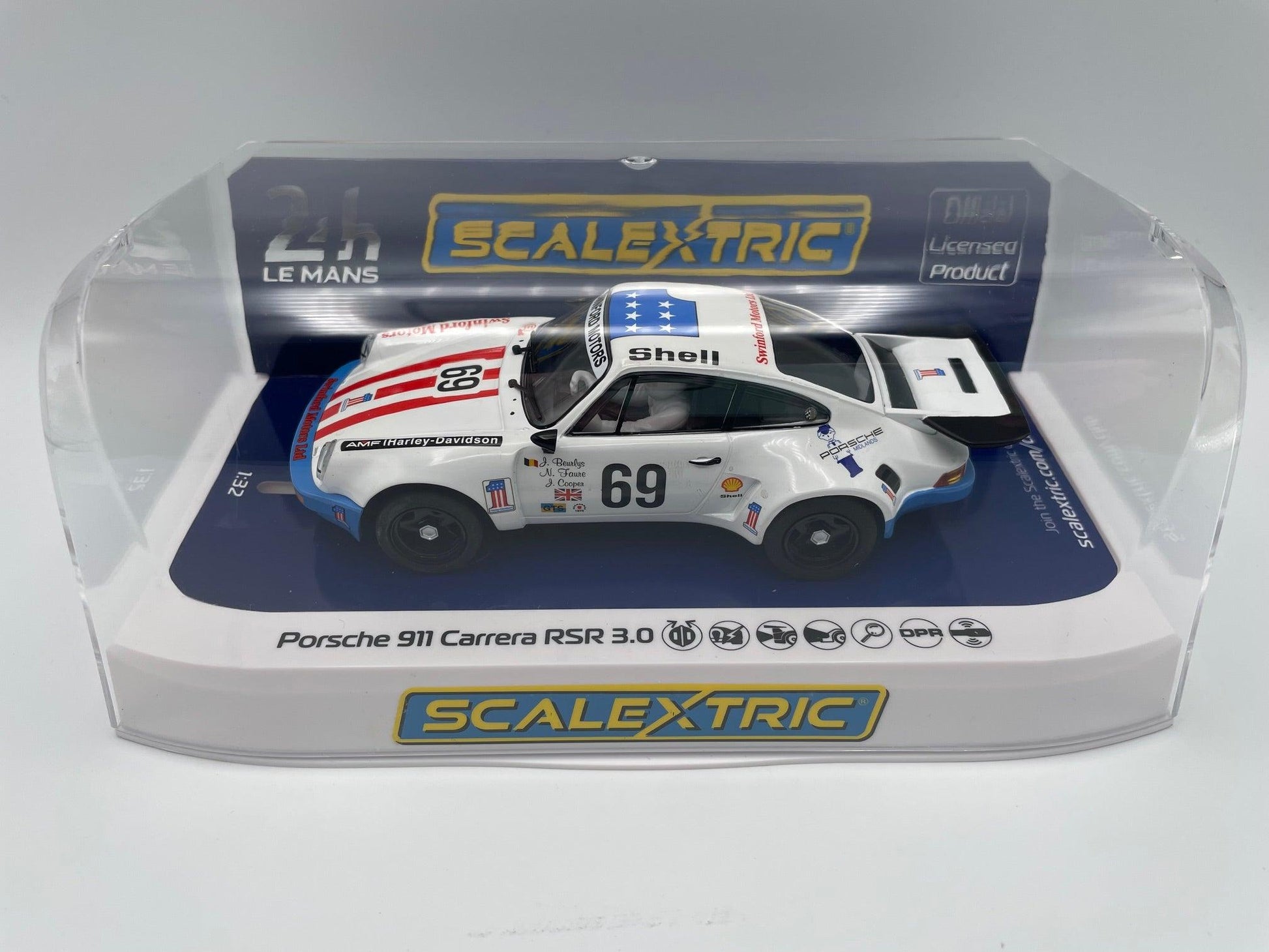 Scalextric - Porsche 911 Carrera RSR 3.0 - #69 Swinford Motors - Le Mans 1975 - C4351