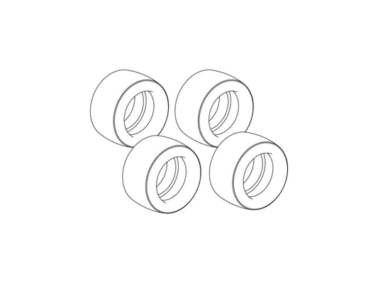 Scalextric | Tires - Rubber | McLaren MCL36 / Williams FW44 / FW45 | C4424/05* | 1/32 Slot Car Parts