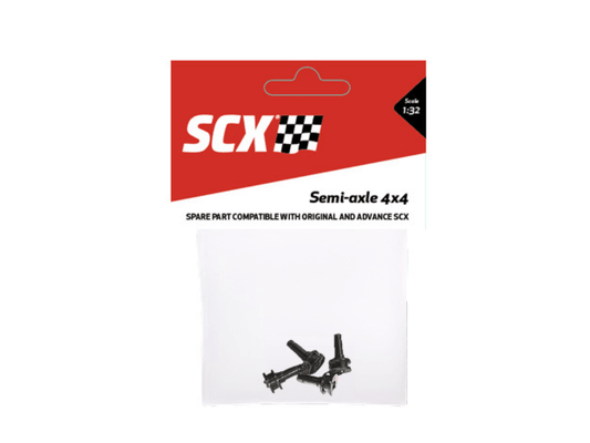 SCX 1:32 | Axle - Front Semi | Four - Wheel Drive | U10502 | 1/32 Slot Car Parts