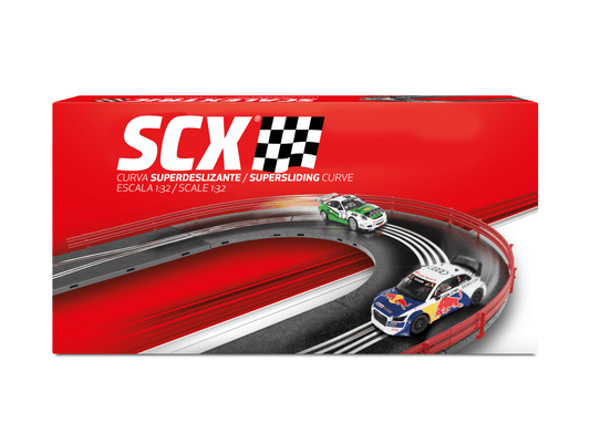 SCX 1:32 | Chicane Section - Sliding R1 Hairpin Curve | Includes Guard Rails | U10398