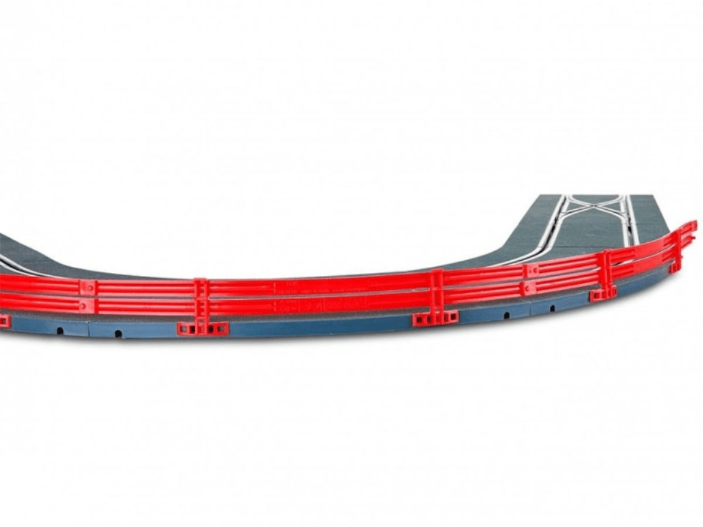 SCX 1:32 | Guard Rails - R2 / 45° Curved Track | x8 Pack | U10299