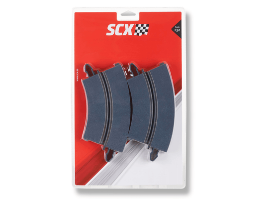 SCX 1:32 | Single Lane Curved Track - R1 / 45° | x4 Pack | U10400