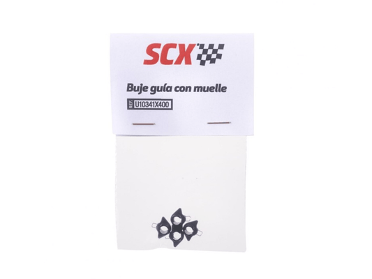 SCX 1:32 | Steering Assembly - Mounting Bracket | w/ Self - Centering Spring | x4 Pack | U10341