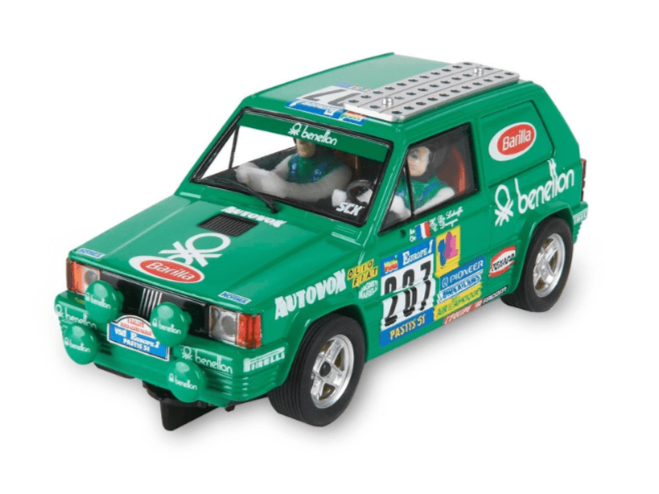 SCX Advance | Fiat Panda 4x4 | #207 Benetton - Paris - Dakar Rally 1984 | Digital | PRE - ORDER - E10498