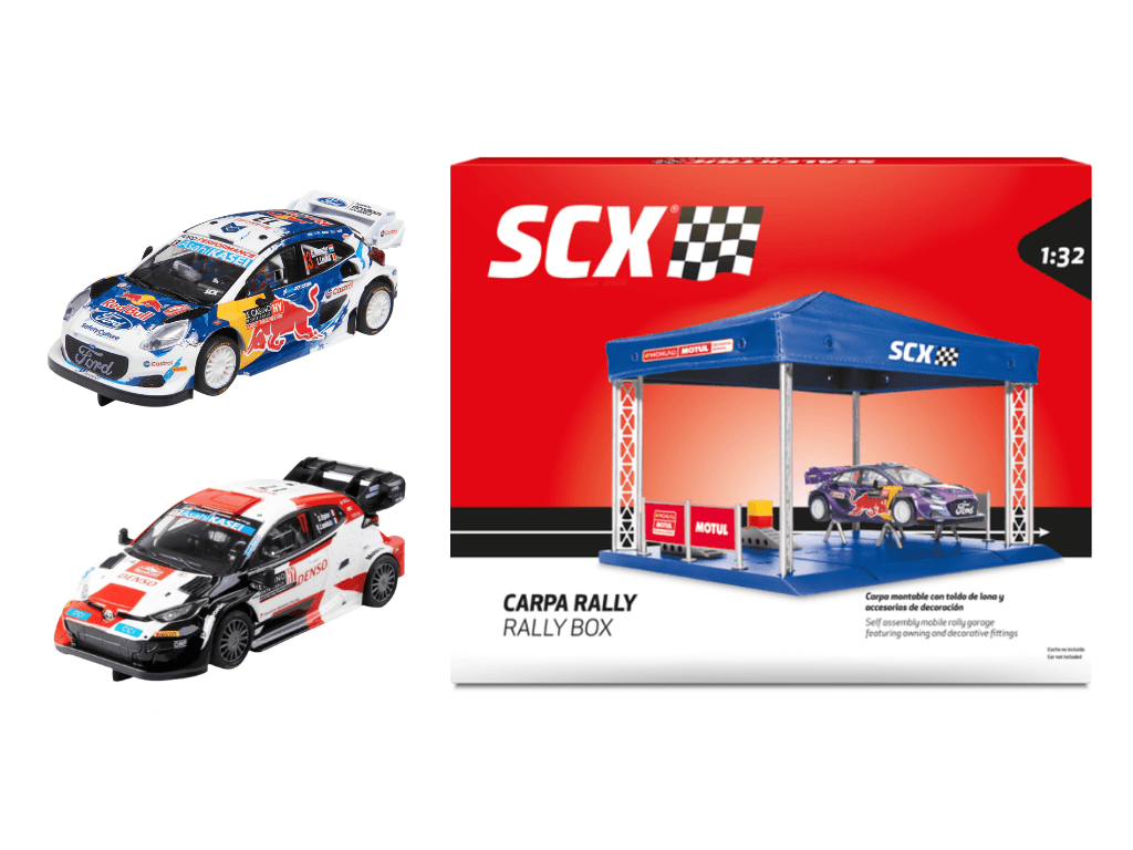 SCX Advance | WRC Rally Set | Bundle 3 | 1/32 Slot Cars