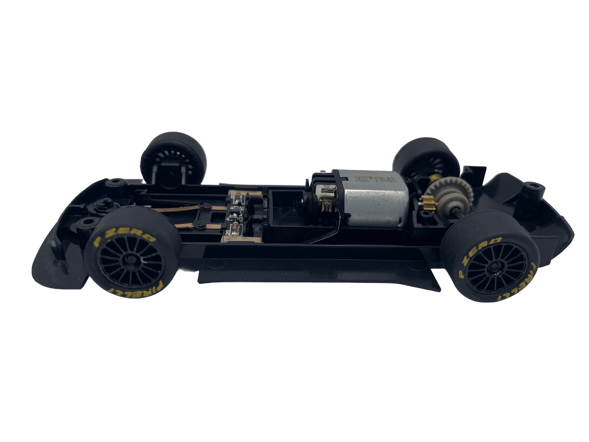 SCX Classic | Chassis Assembly - Complete | Aston Martin V12 Vantage GT3 | 1/32 Slot Car Parts