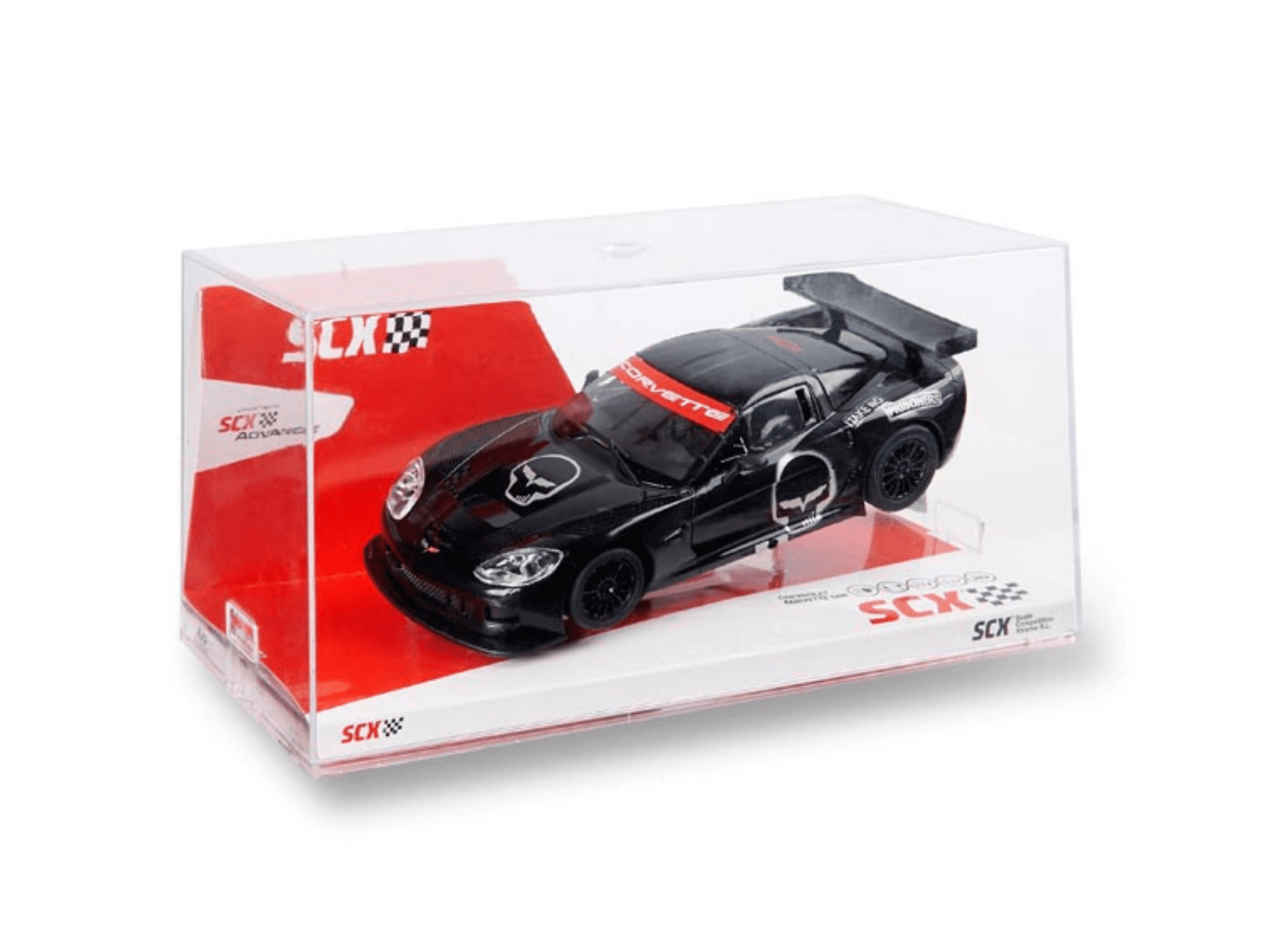 SCX Classic | Chevrolet Corvette C6.R | Presentation Model - Black Skull | Analog | U10431