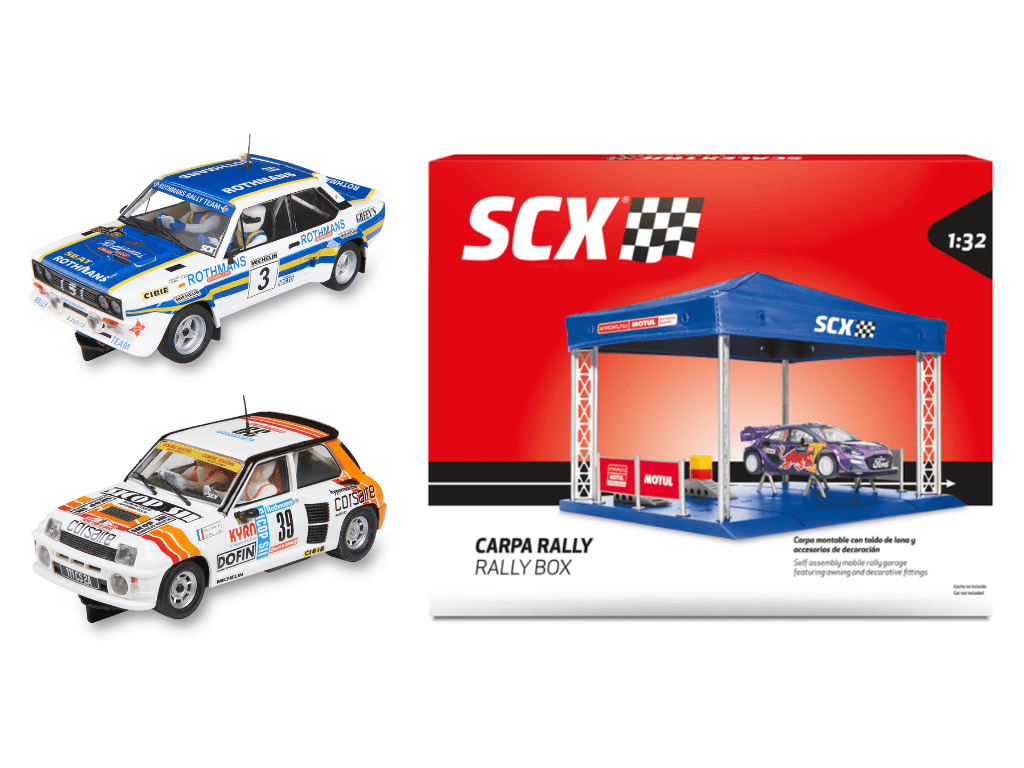 SCX Classic | Classic Rally Car Set | Bundle 33 | 1/32 Slot Cars