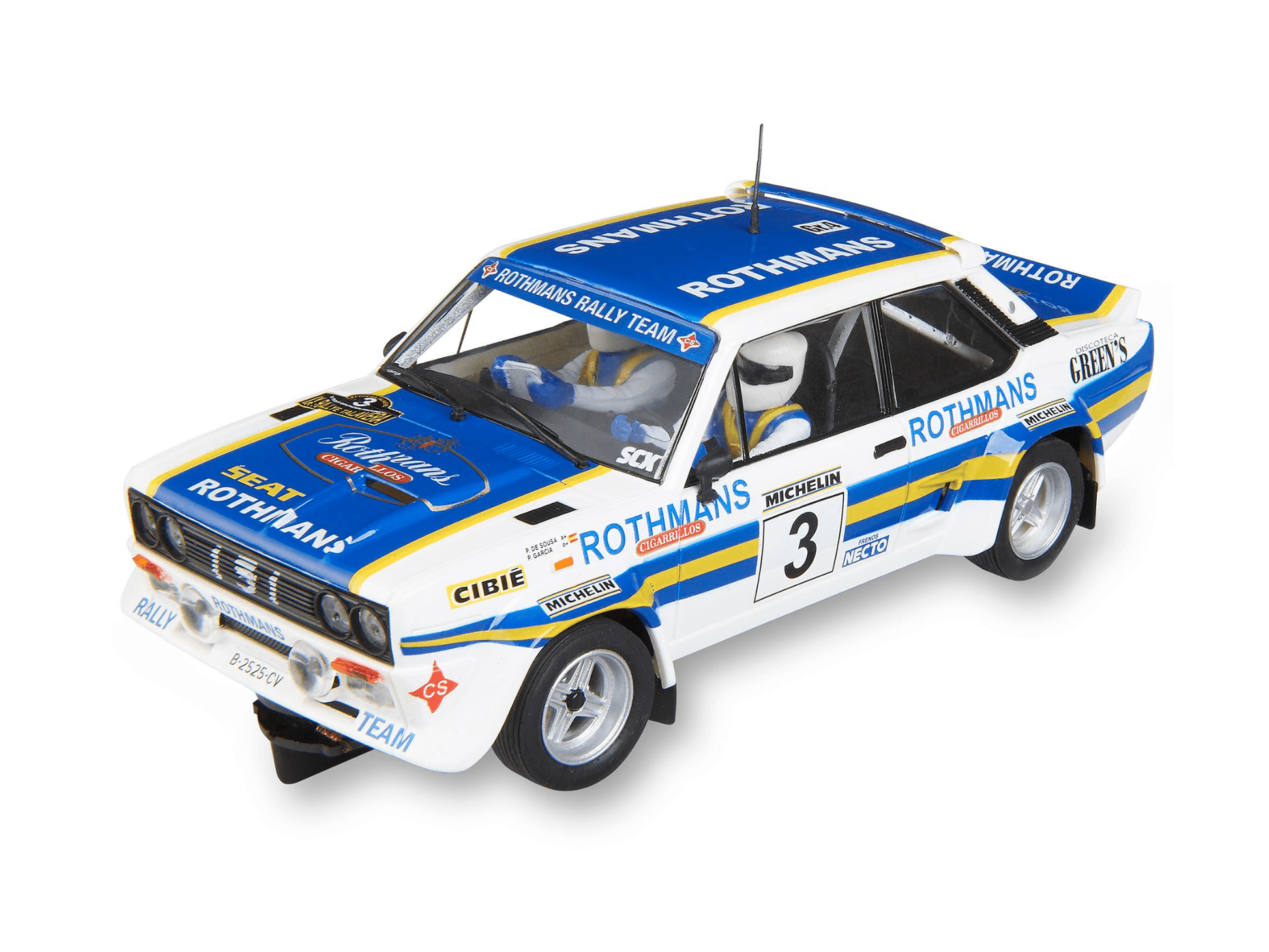 SCX Classic | Fiat Abarth 131 | 3 Rothmans - Spanish Tarmac Rally 1982 | Analog | U10549