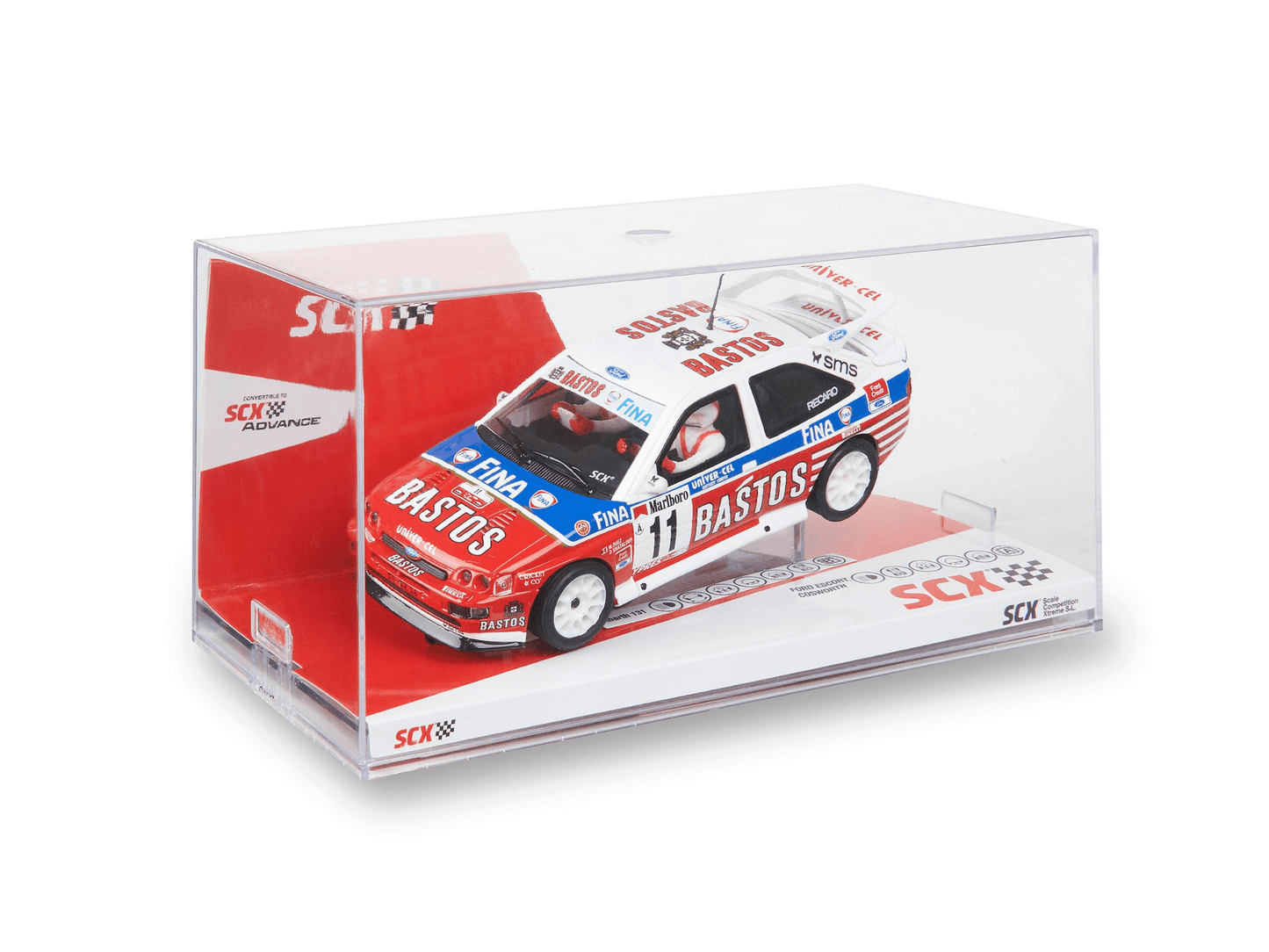 SCX Classic | Ford Escort RS Cosworth | 11 Bastos Fina - ERC 1995 | Analog | U10547