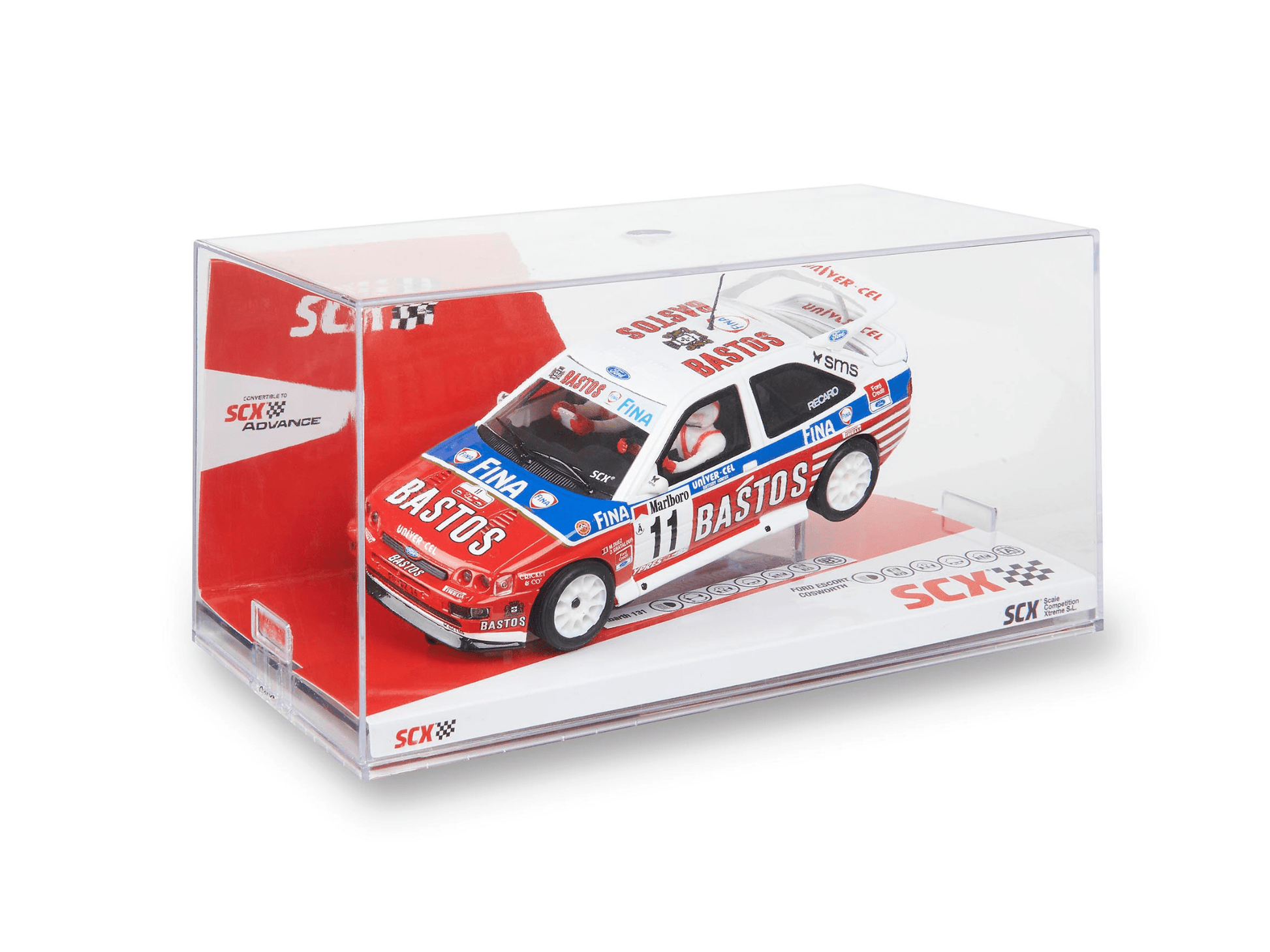 SCX Classic | Ford Escort RS Cosworth | 11 Bastos Fina - ERC 1995 | Analog | U10547