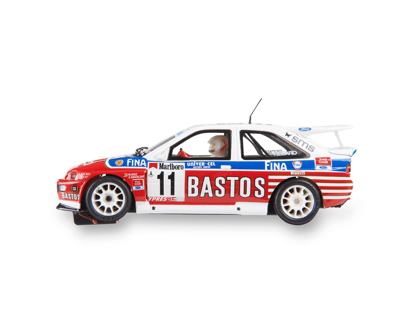SCX Classic | Ford Escort RS Cosworth | 11 Bastos Fina - ERC 1995 | Analog | U10547
